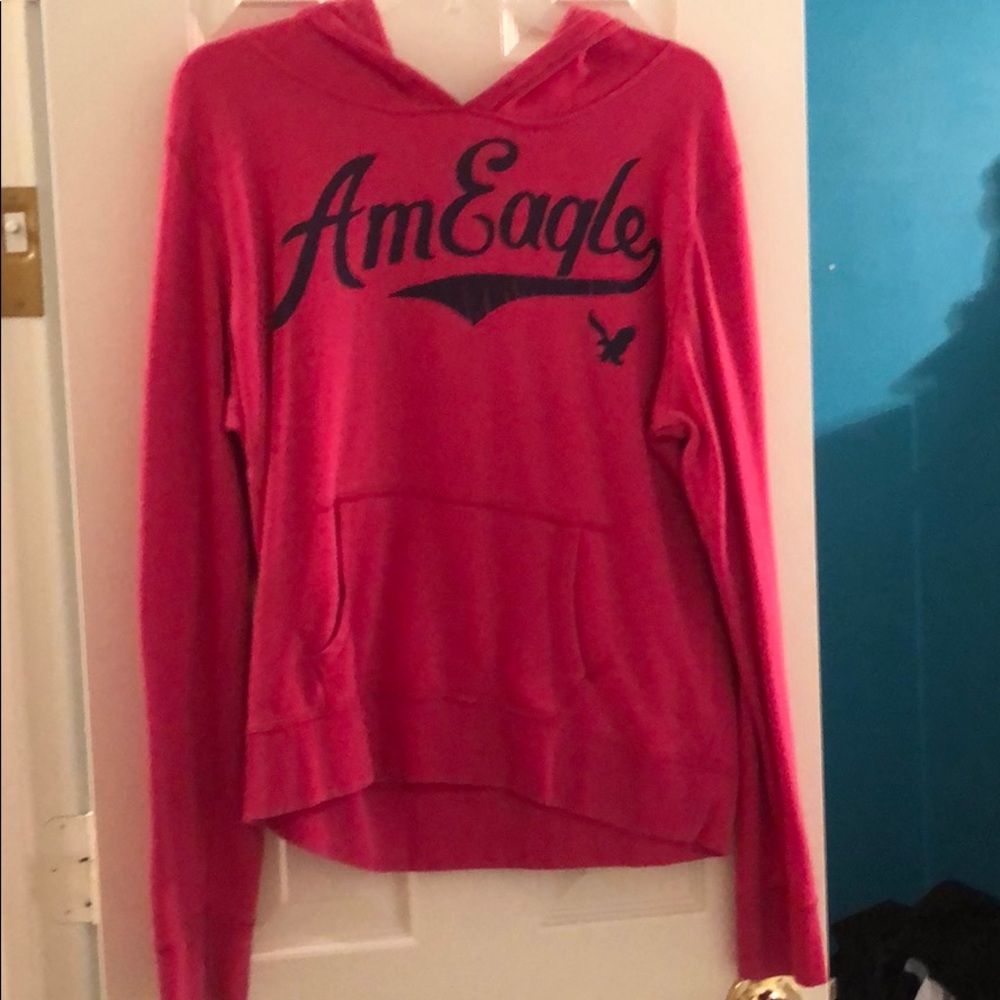 Pink American Eagle Hoodie